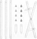 UNICRAFTALE Pottery Throwing Gauge Set White Height Ruler for Clay Craft