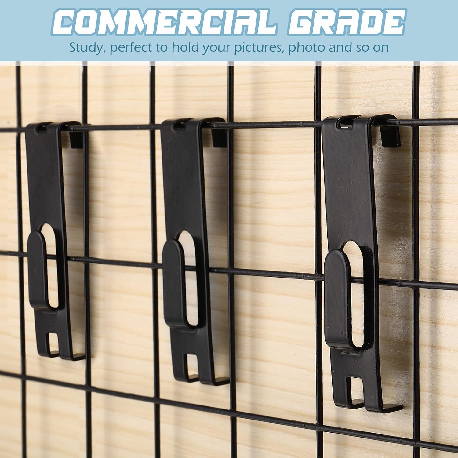 50 Pieces Gridwall Hooks Hangers Notch Display Hooks Utility Gridwall Hanging Hooks Accessories for Picture Photo