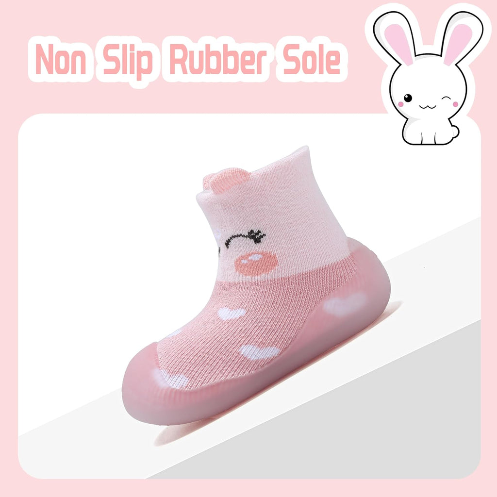 Baby Sock Shoes Boys Girls First Walking Shoes Soft Non Slip Slipper Infant