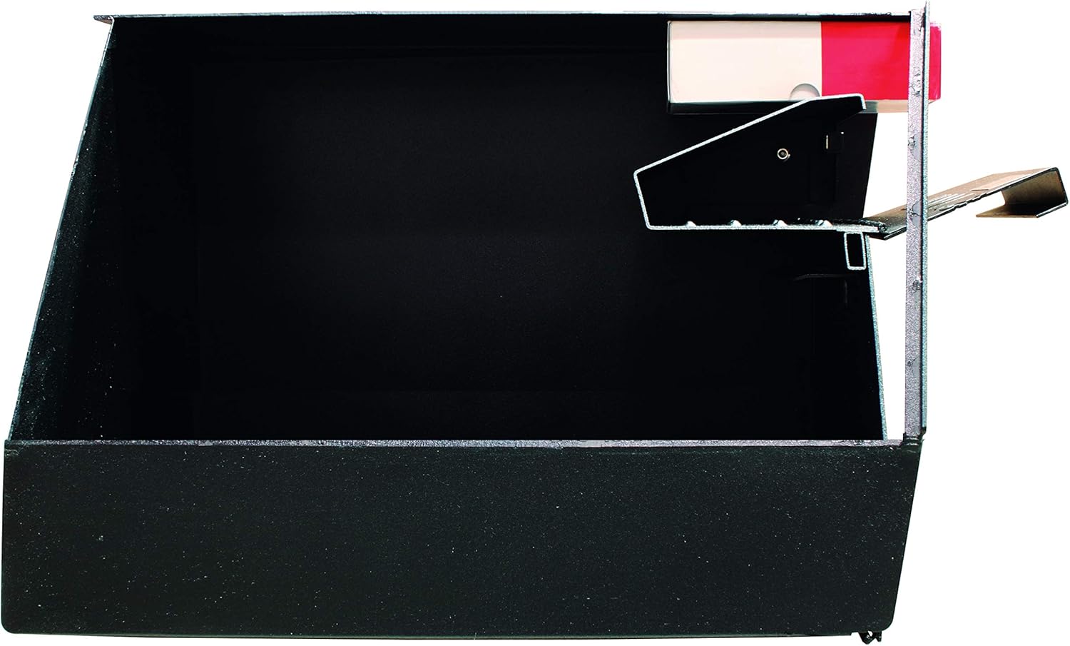 Large Capacity Locking Curbside Post Mount Mailbox, USPS Approved | Patented anti-pry lock, holds weeks of mail