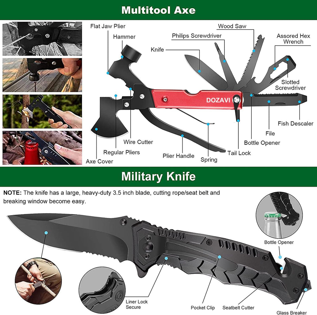 Survival Gear and Equipment with Molle Pouch