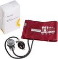Aneroid Sphygmomanometer, Burgundy, Large, 34-50 cm, 1 ct | Manual Blood Pressure Cuff Monitor, Carrying Case
