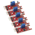 5PCS Linear Hall Effect Sensor Module Speed Counting Magnetic Switch for Arduino DIY Projects