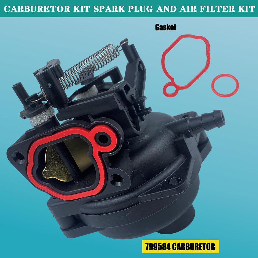 799584 594058 Carburetor Assembly Compatible with B&S Carb