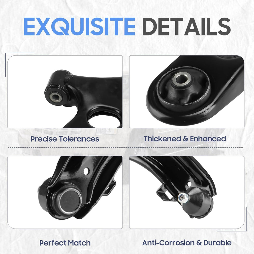 Front Lower Control Arms w/Ball Joints for 2011-2016 Hyundai Elantra 2pc