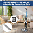 HF3 3649A Brush Roller Filter Kit Compatible with Bissell CrossWave
