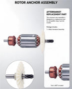 Armature Rotor Anchor Motor Compatible With Hilti TE1 TE2