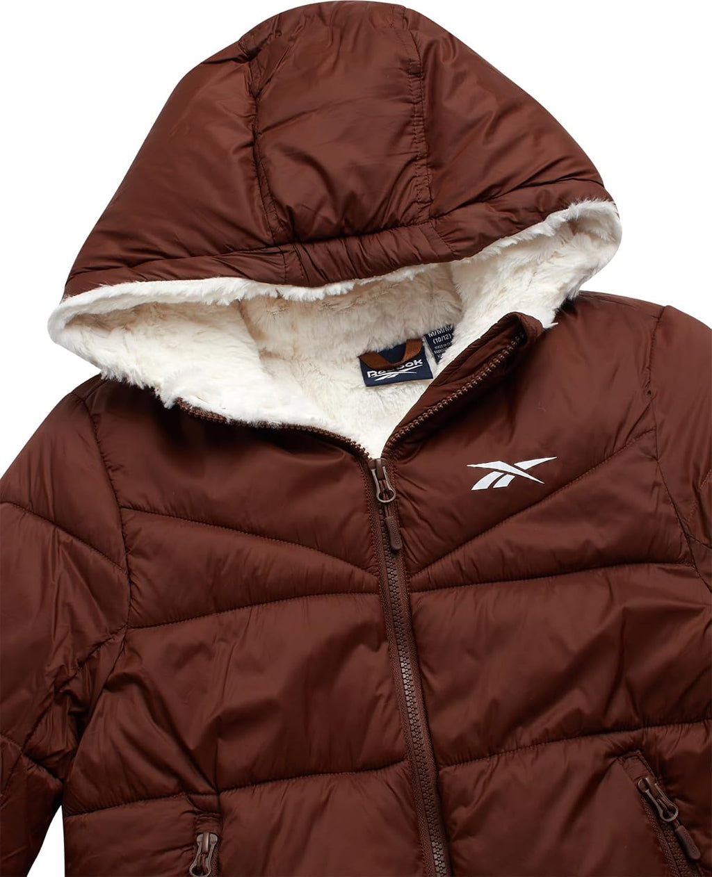 Girls Heavyweight Quilted Puffer Parka Coat with Sherpa Lining | Plush Faux-Fur Hood, Deep Hand Pockets