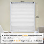 6 Pcs Temporary Blinds for Windows, 36 X 72 in
