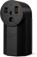 50 Amp 250 Volt 6-50R 2-Pole, 3-Wire Grounding Surface Mount Power Dryer Receptacle Outlet, Back Wire, AL/CU, UL