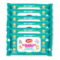 Baby Wipes, Pack of 6, 80 Wipes Each (480 Count) | Chamomile and Calendula Extract, Hypoallergenic, Paraben Free