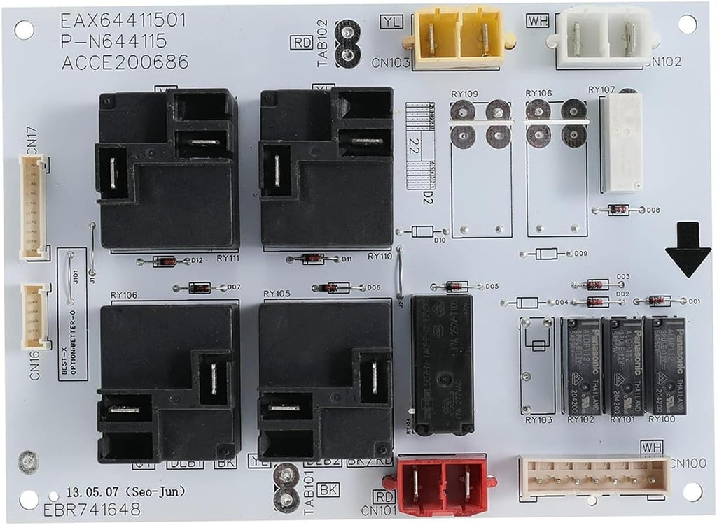 Control Board for Certain Models EBR74164810 and Several Matching Part Numbers Safe Oven Control Board Install
