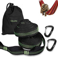 Hammock Straps for Trees Heavy Duty Long Extender Hammock Webbing Ropes Kit | With 2 Carabiners, Set of Two 10FT