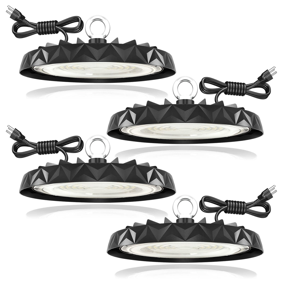 4-Pack 150W LED High Bay Lights