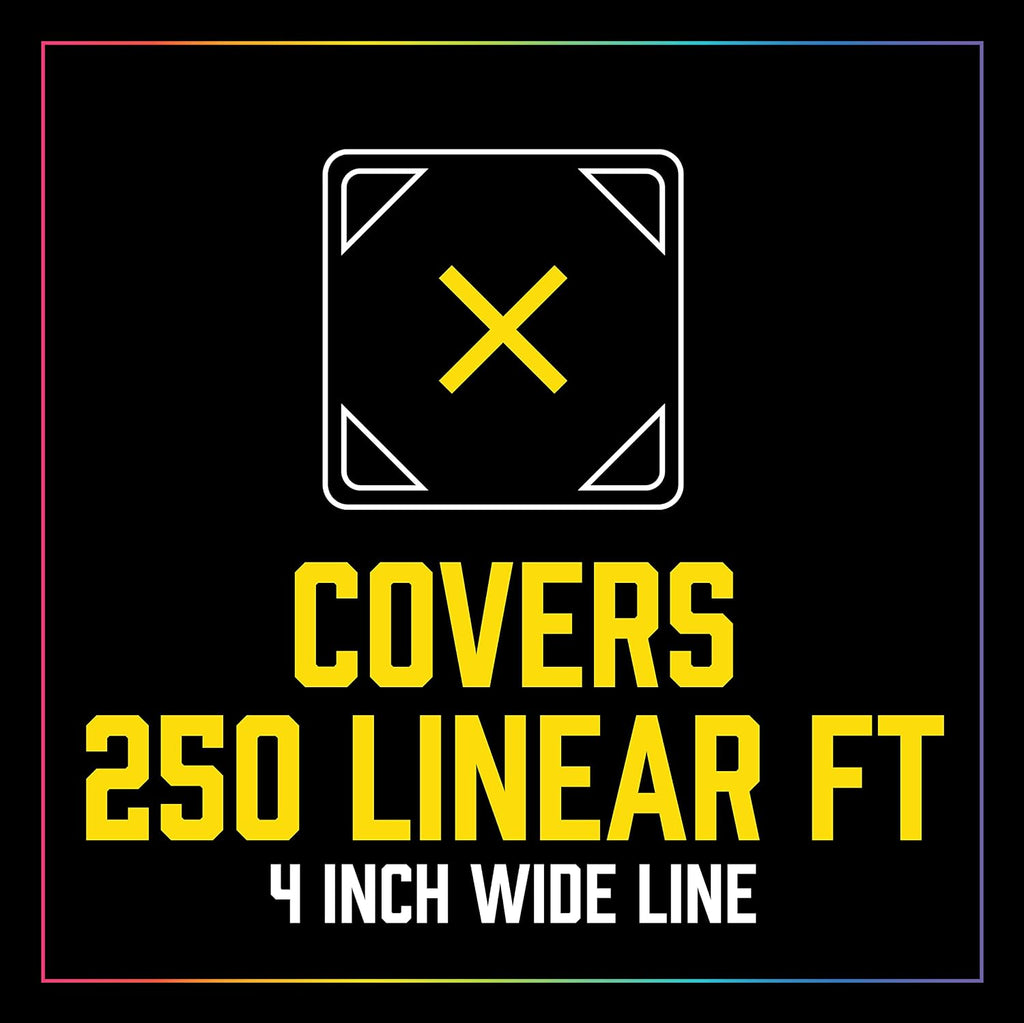 20-644 Stripe Athletic Field Marker, White | Long-lasting waterbase athletic field marking paint; dries in 15