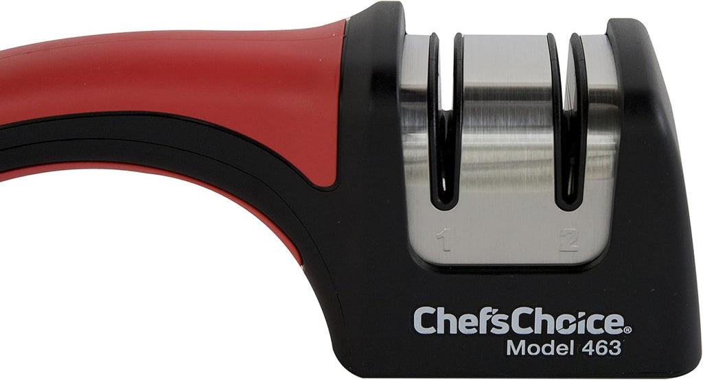Chef'sChoice Professional Manual Knife Sharpeners Pronto Hone for 15-Degree Straight-Edge and Serrated Knives with