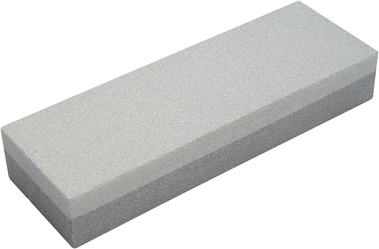 Knife Sharpening Stone 6 Inch, Aluminum Oxide, Coarse/Fine Grit | Combination double-sided whetstone, Garden tool &