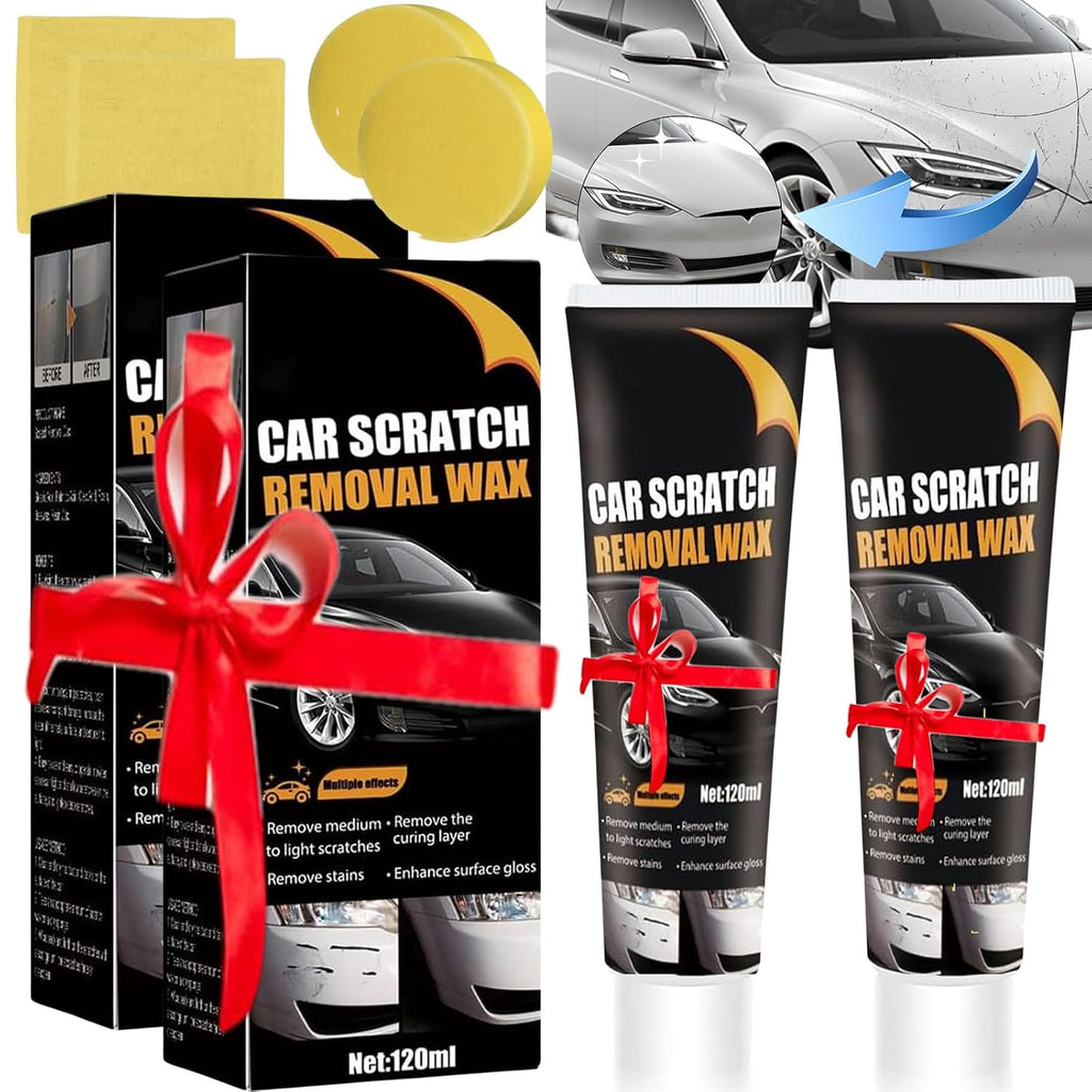 【2Packs】 Scratch Remover for Vehicles Car Scratch Remover Paste New Upgrade for Deep Scratches with Wipe & car Polish