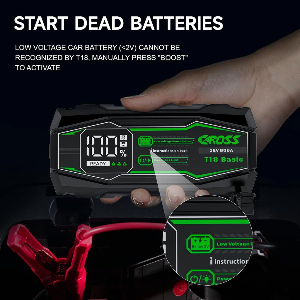 Jump Starter - 12V Jump Box for 6.0L Gas and 3.0L Diesel