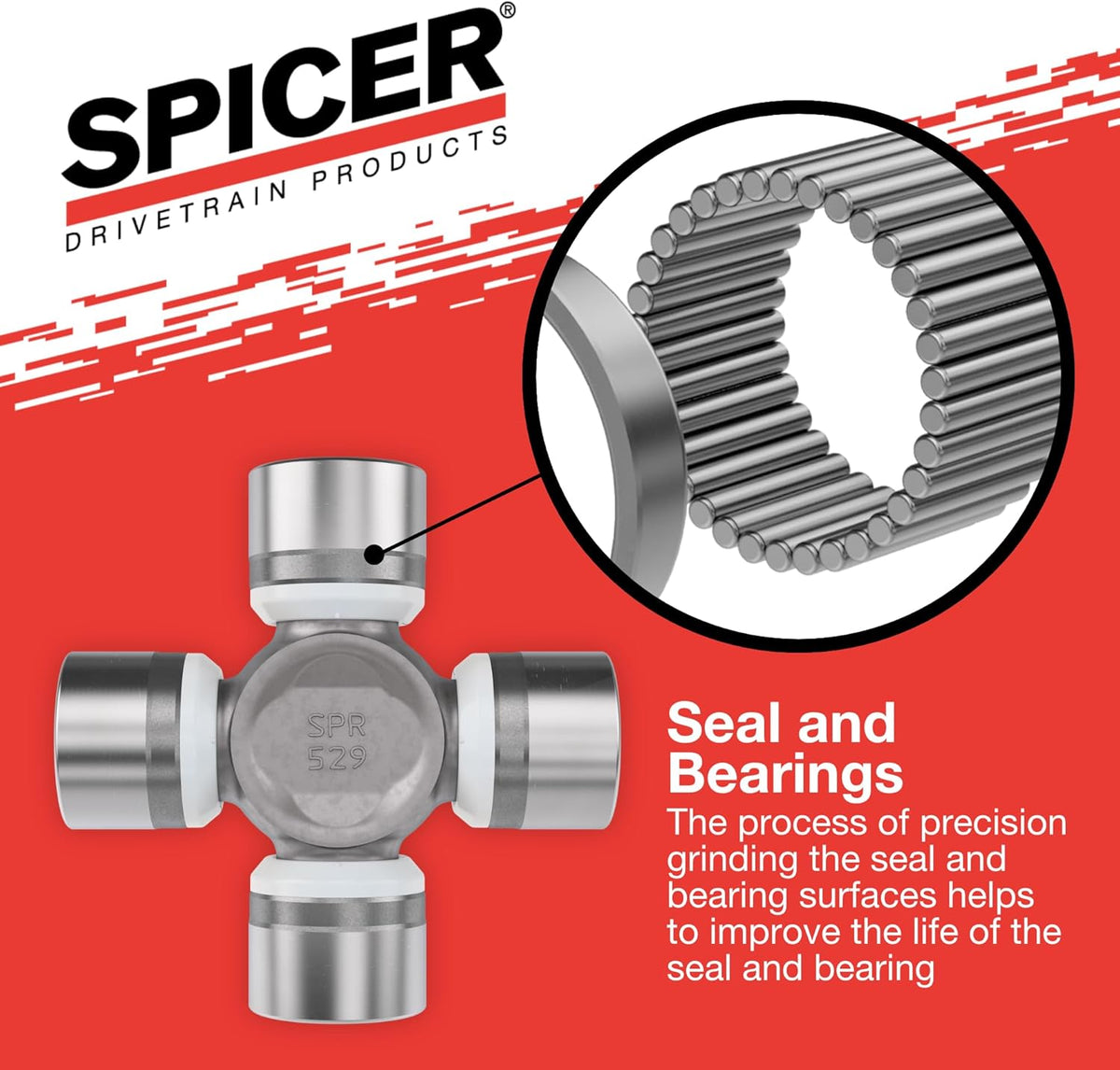 Spicer 5-7166X U-Joint Kit 1350WJ Series (ISR)