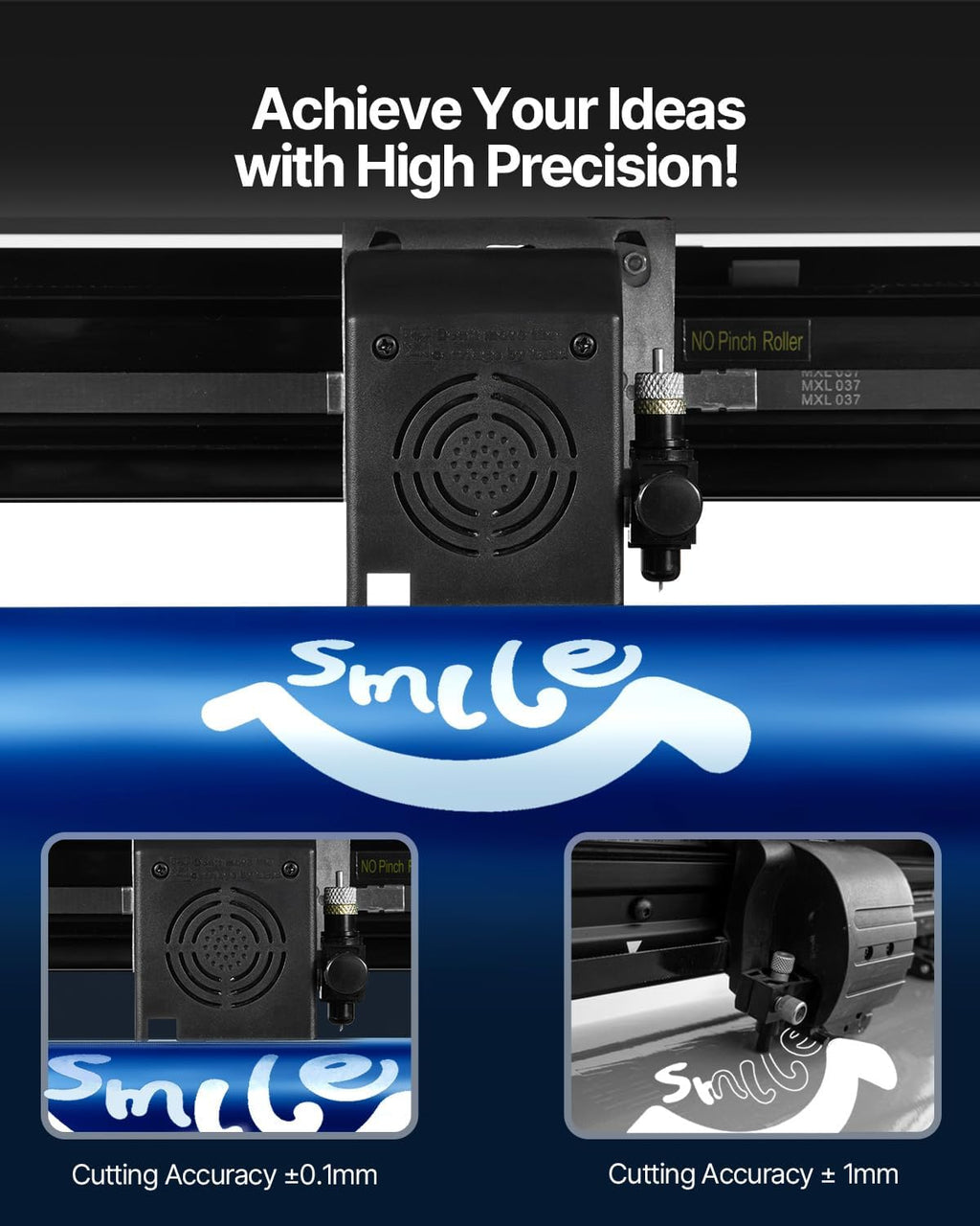 Vinyl Cutter Machine 34 inches Bluetooth Cutting Plotter Machine | For Windows & Mobile, 400 in / 10 m Accuracy