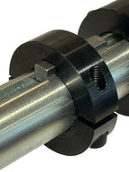 Split Axle Collar 1 Inch Bore, Steel, Keyed (2 Pack)