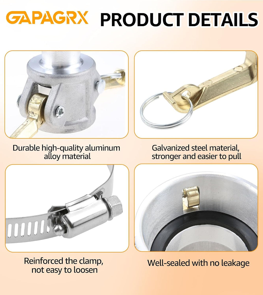 Camlock Fittings Type C&E 1'' Cam and Groove Hose Clamp Kit