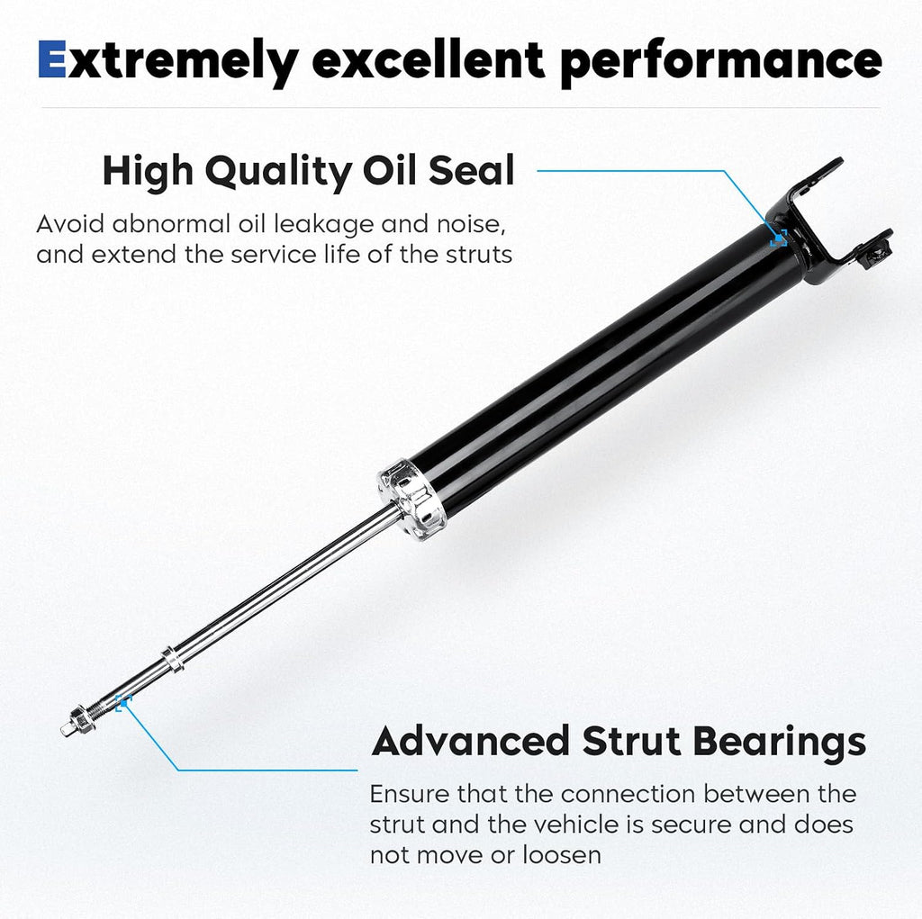 Rear Shock Absorber Struts Assembly Compatible with Nissan Altima 2002 2003 2004 2005 2006, Replace for 344395, 2Pcs