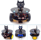 Smart Car Kit Compatible with Arduino IDE, STEM Educational Robotics | Line Tracking, Obstacle Avoidance, OLED