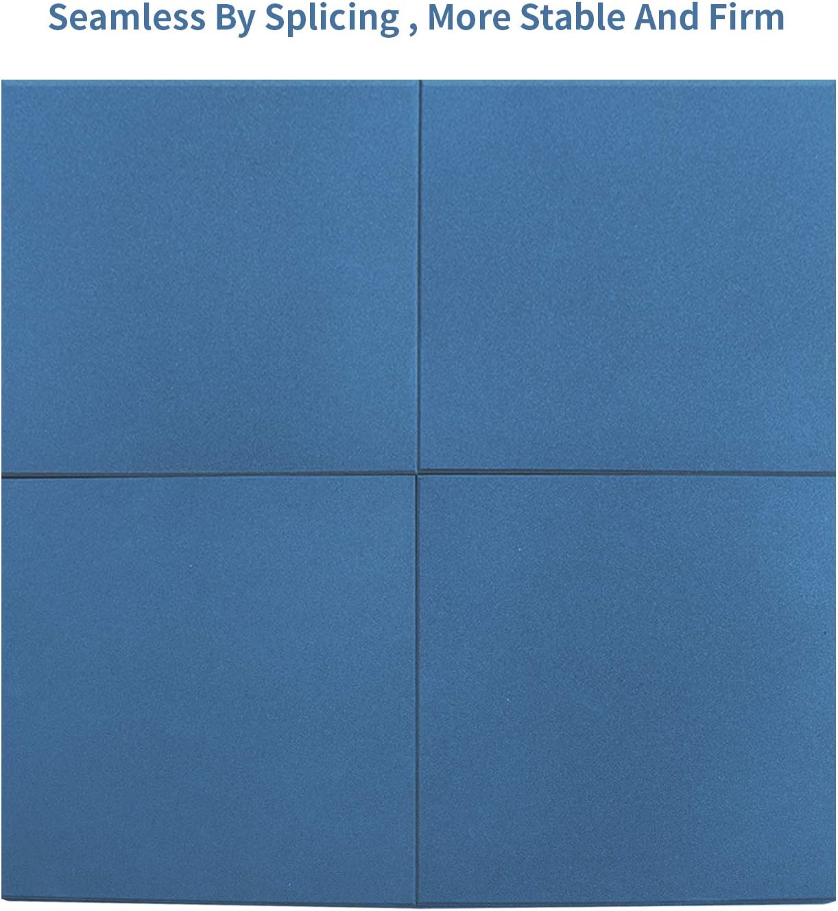 4 Pack Interlocking Tiles 20"x20"x1" Heavy Duty Rubber Tile Green Non-Slip Flooring Mat for Playground Park Gym