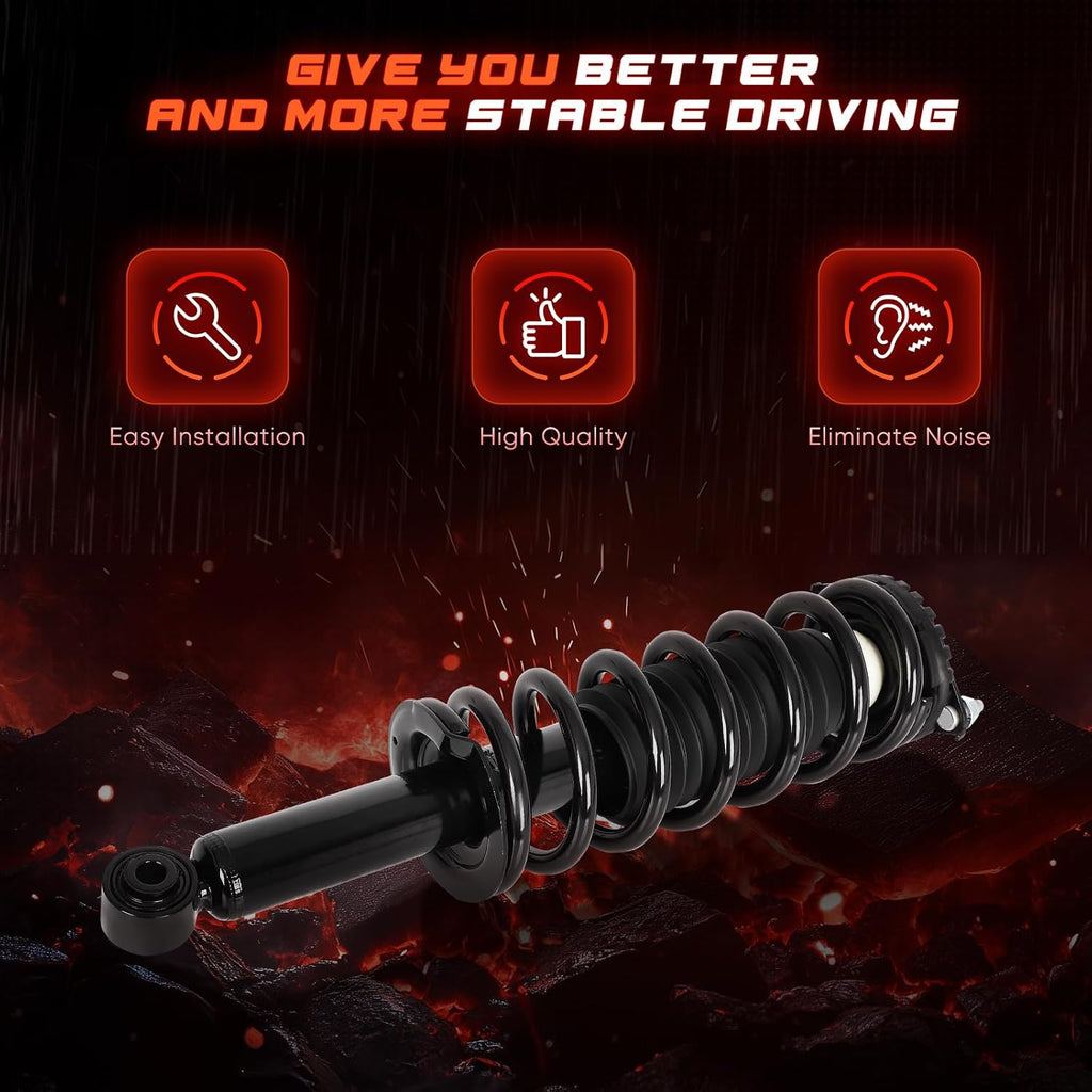 CCIYU Rear Complete Strut shock and Strut Fit for Subaru Outback 05-09 2PCS