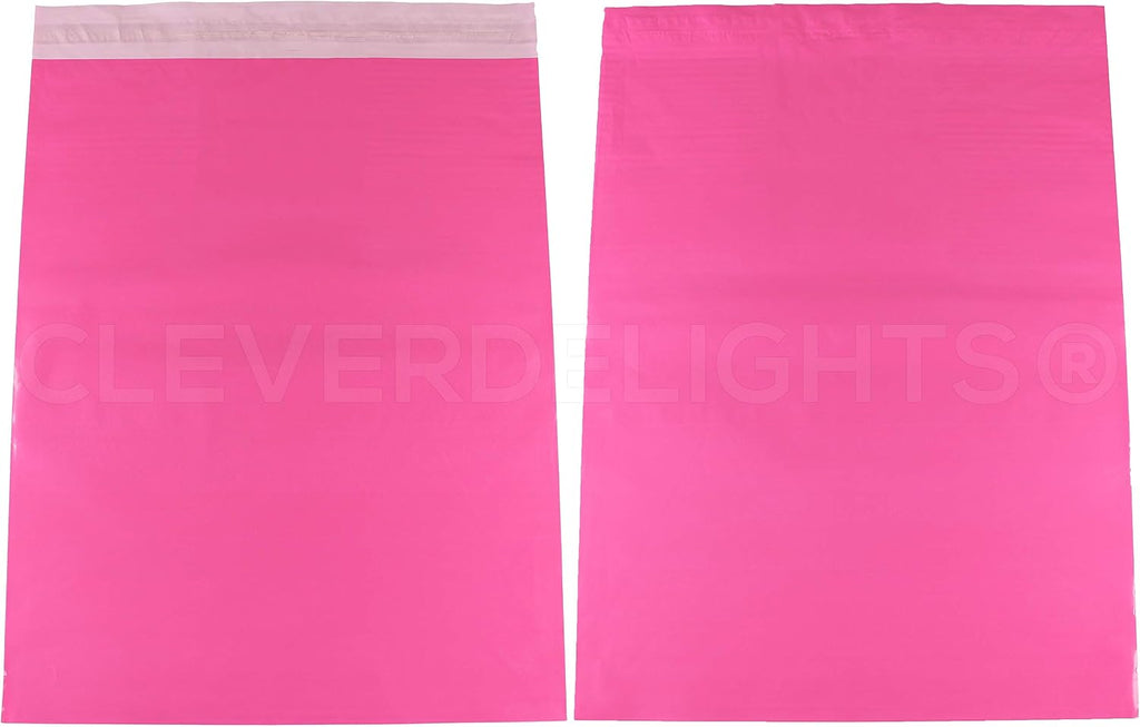 19" x 24" Hot Pink Poly Mailers - 100 Pack