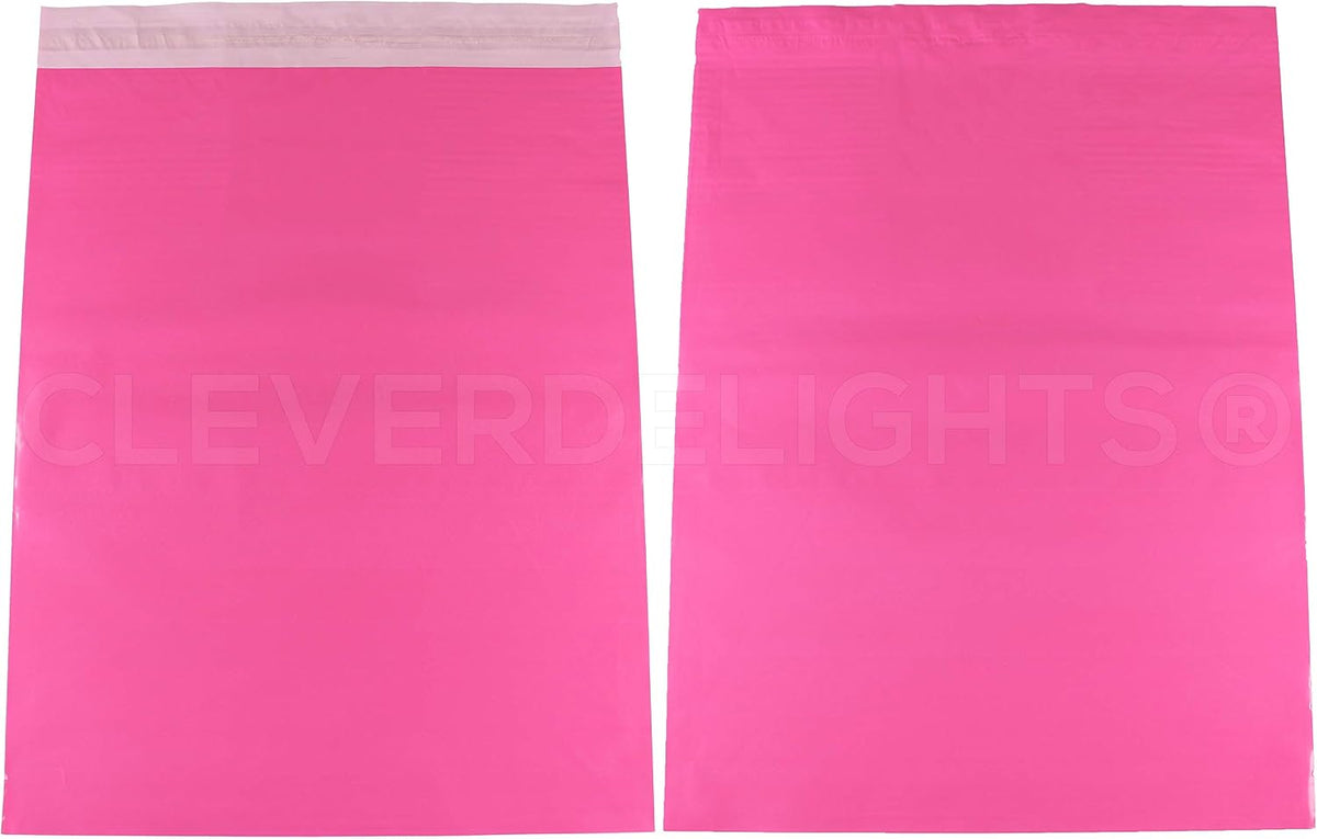 19" x 24" Hot Pink Poly Mailers - 100 Pack