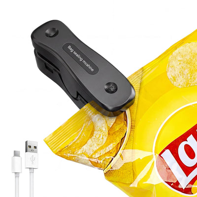 Upgraded Mini Bag Sealer, USB Rechargeable Chip Bag Sealer