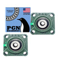 PGN UCF201-8 (2 Pack) Square Flange Bearing 1/2" Bore