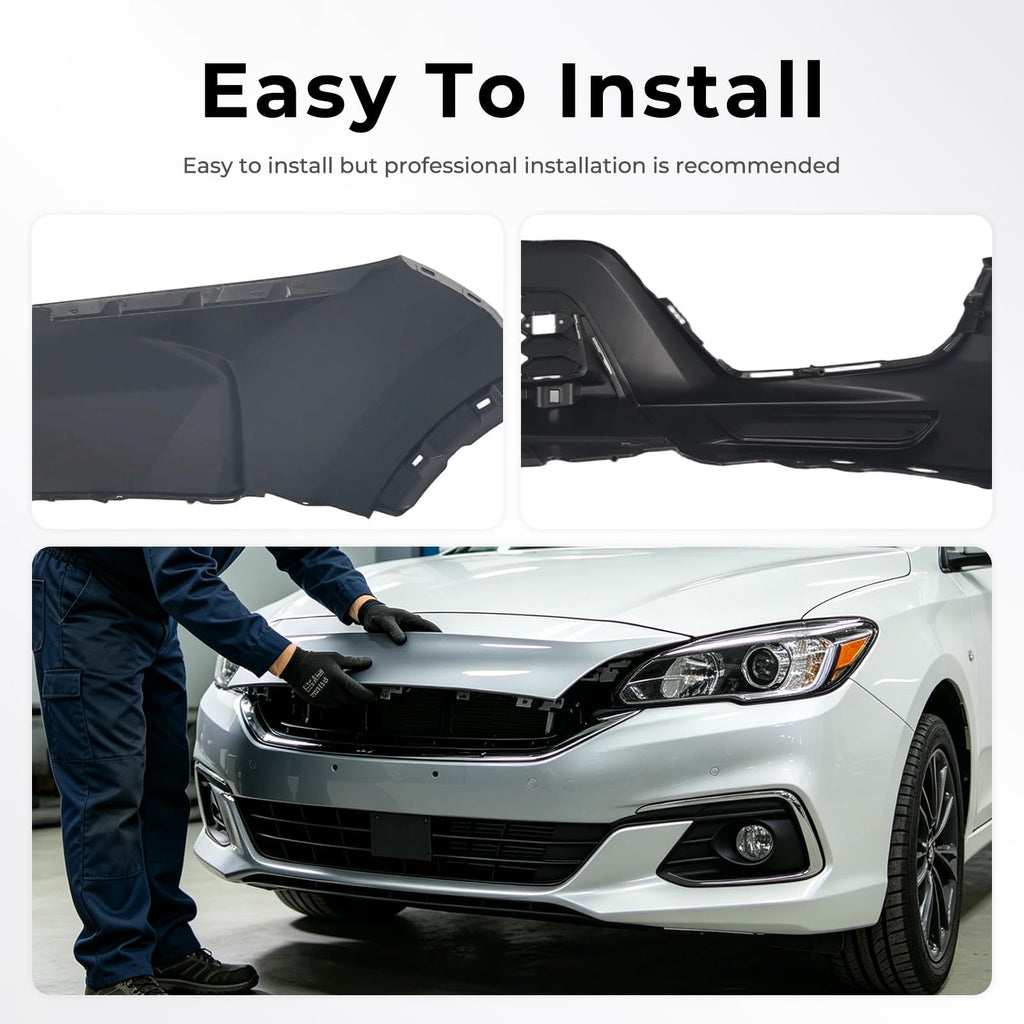 Front Bumper Grille Cover Kit Compatible with 2017-2019 Honda CR-V CRV