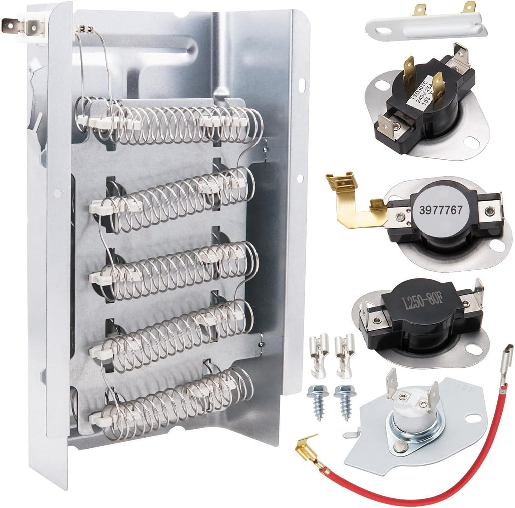 MED6200KW0 MEDB755DW2 MEDB766FW0 Dryer Heating Element Kit for May-tag