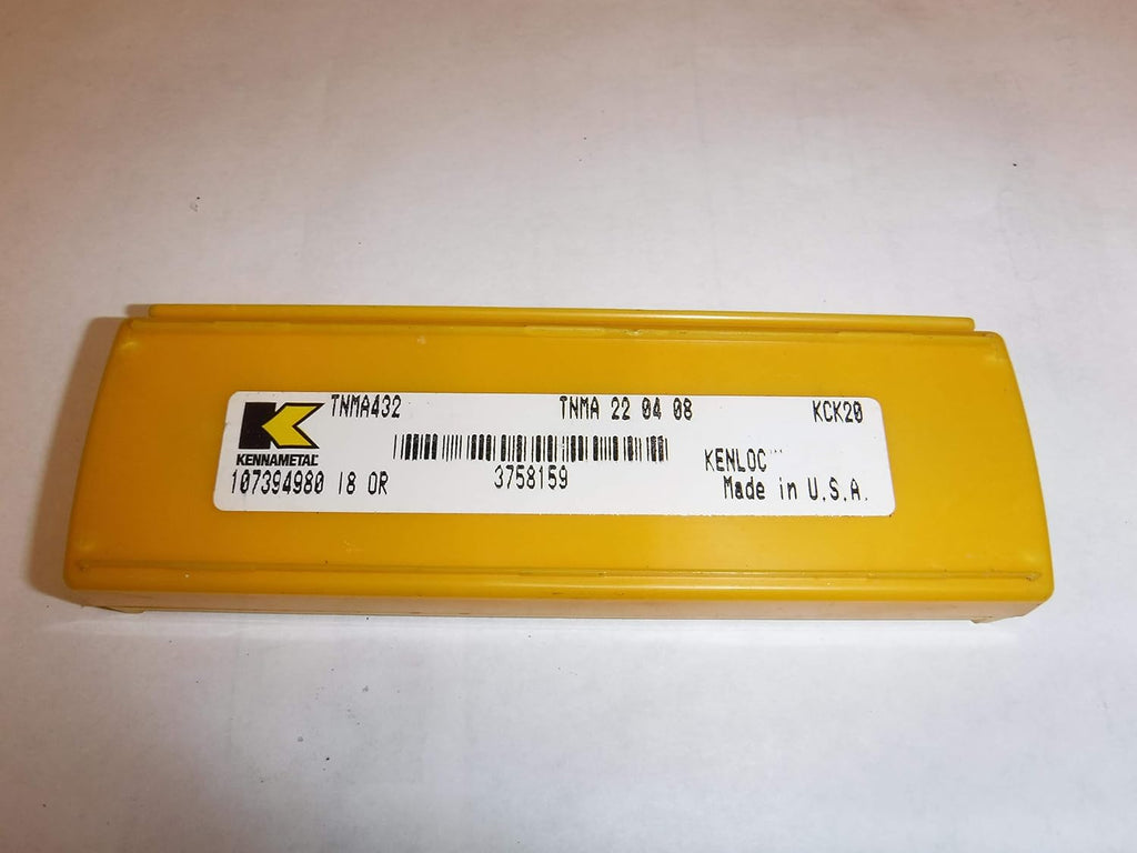 KENNAMETAL Carbide Turning Insert TNMA220408 KCK20 3758159 (5 Pcs)