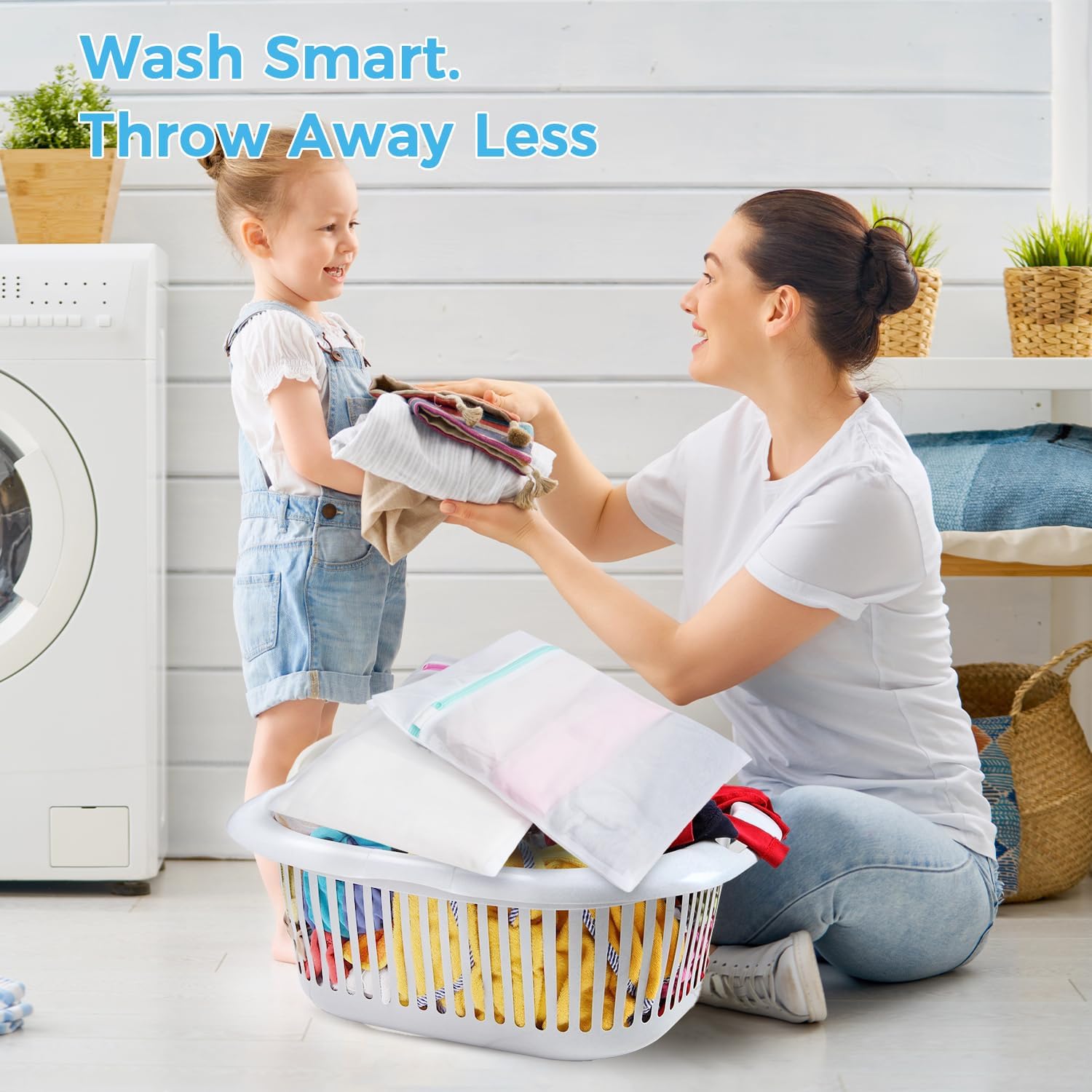 Laundry Bags Mesh Wash Bag for Intimates Lingerie and Delicates,7Pcs(1XL,2L,2M,2 Bra Bags)