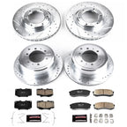 PowerStop Z23 Performance Brake Pad & Rotor Kit Front & Rear K1155