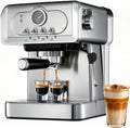 Espresso machine 20 Bar, Espresso Maker with Powerful Steam Milk Frother, Stainless Steel Coffee Machine with Fast