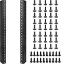 8U Server Rack Rails Pair with Mounting Screws
