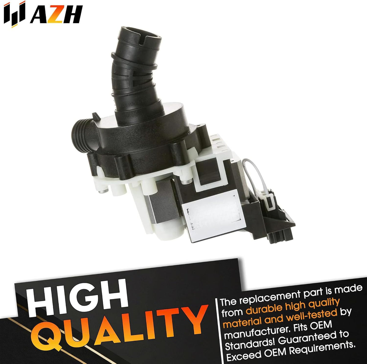 Drain Pump Kit Replacement For GE GDF510PMD4SA GDT635HMJ6ES GDF520PMJ2ES GDF520PGJ2BB GDT550HSD4SS GDF520PGJ6BB GDT530PGD4BB GDF510PGJ6BB GDF540HSD2SS Dishwasher