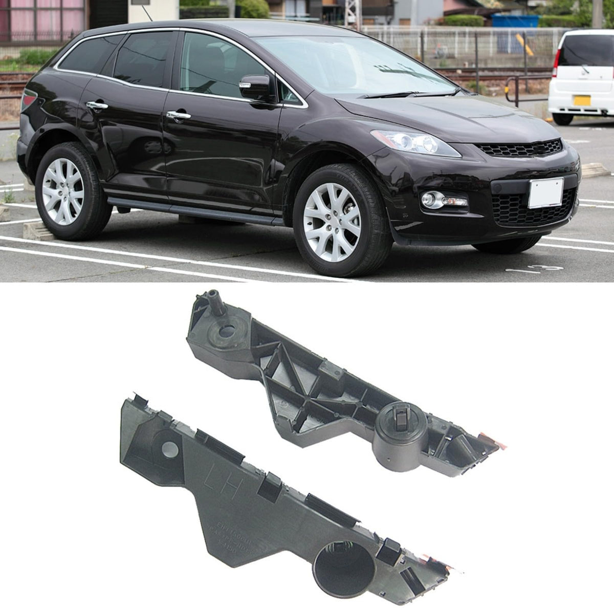 CHROX for Mazda CX-7 CX7 2009-2012, Car Front Bumper Retainer Support Bracket