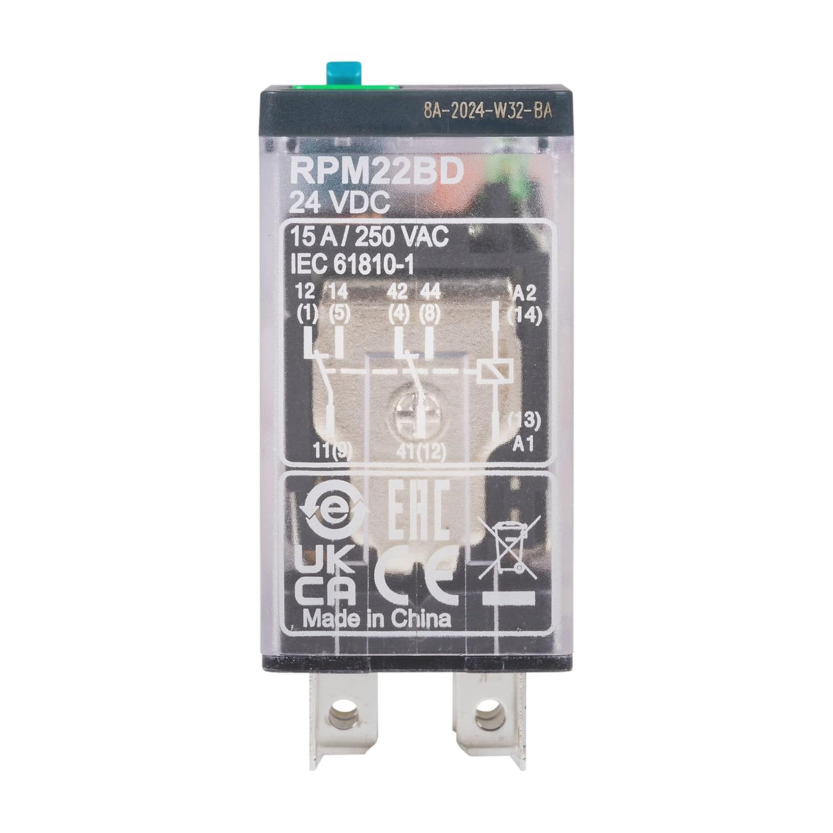 Square D Rpm22Bd Plug-In Relay 250V 15A