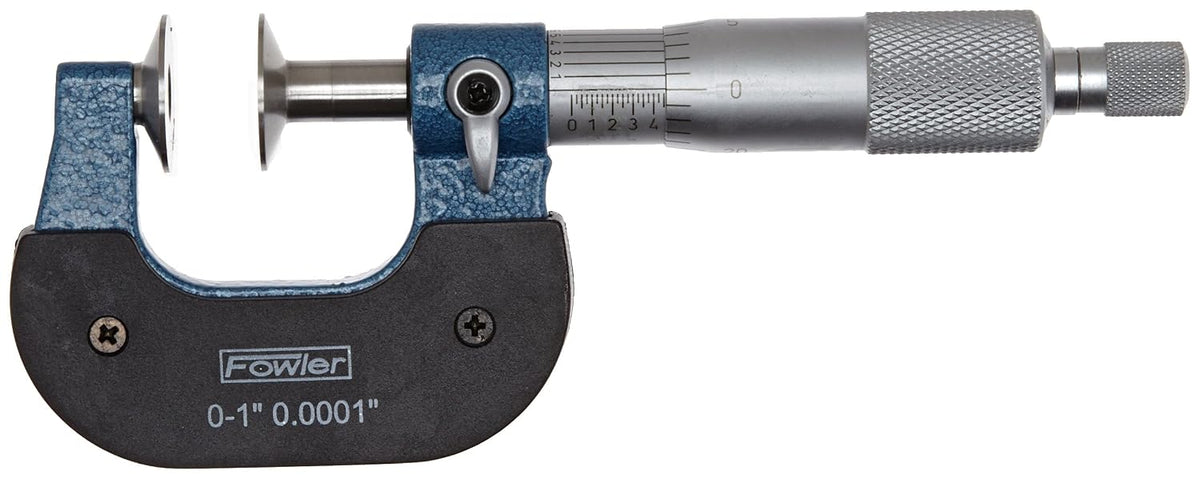 Fowler 52-250-111-1, Disc Micrometer with 0-1" Measuring Range