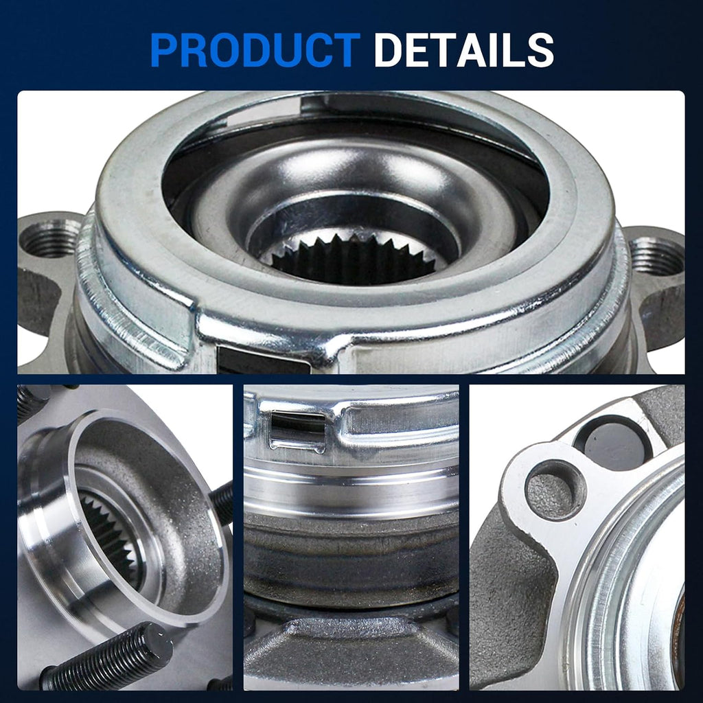 Autoround 513296 Front Wheel Hub Assembly Fit for Nissan Altima 2007-18