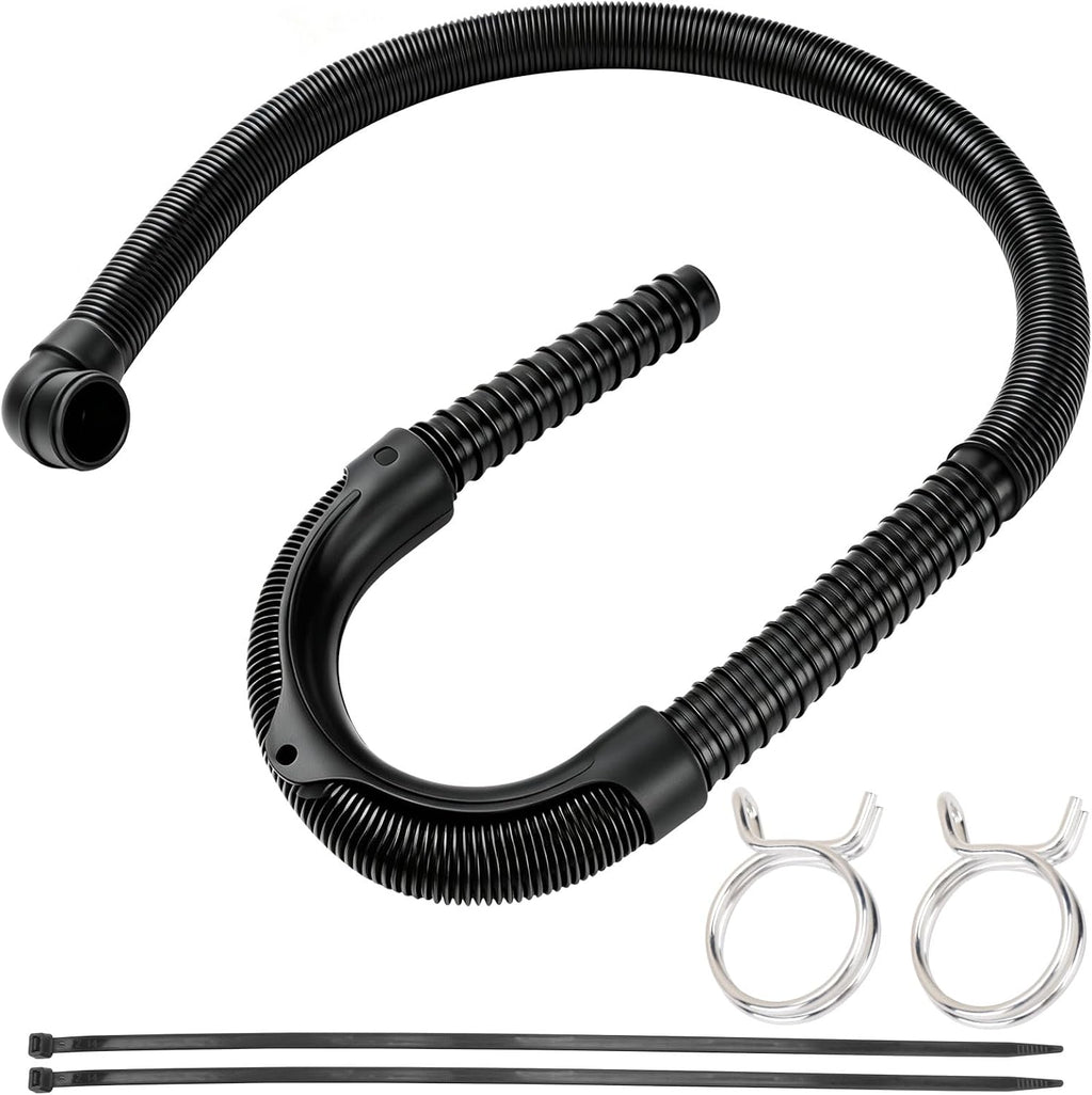 W11244231 Washer Drain Hose Part 4 Ft Long for Whirlpool Washer WTW5000DW2