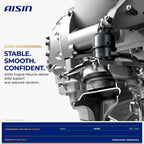 AISIN AFTERMARKET EMTN-00592 Front Right Engine Torque Strut Mount