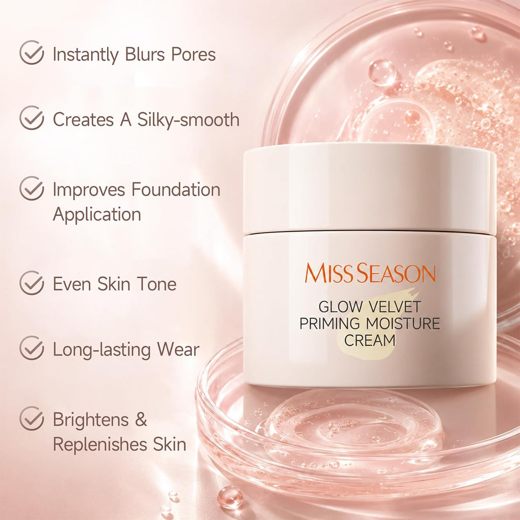 Glow Velvet Face Primer for Face Before Makeup Hydrating Primer Face Makeup